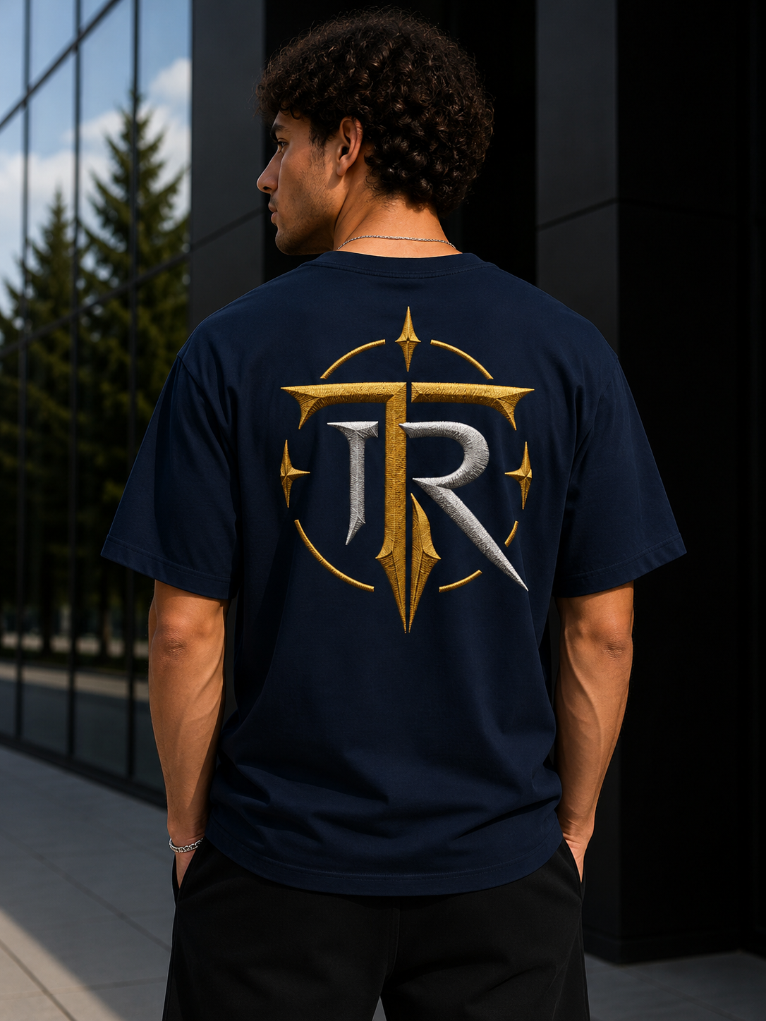 TORYS Compass Gold – T-shirt Premium Navy Blue