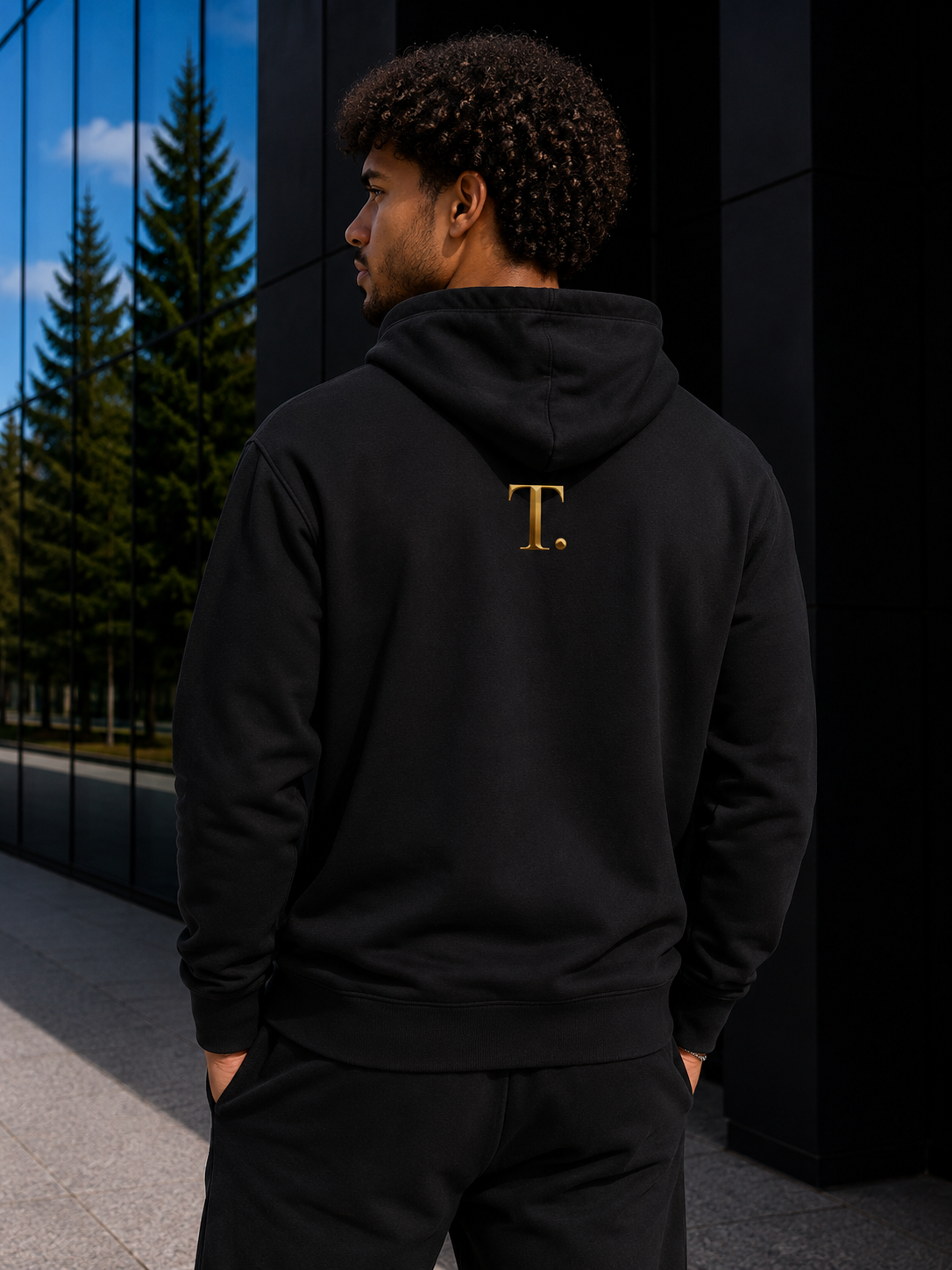 Hoodie Noir TORYS T. Gold World Edition