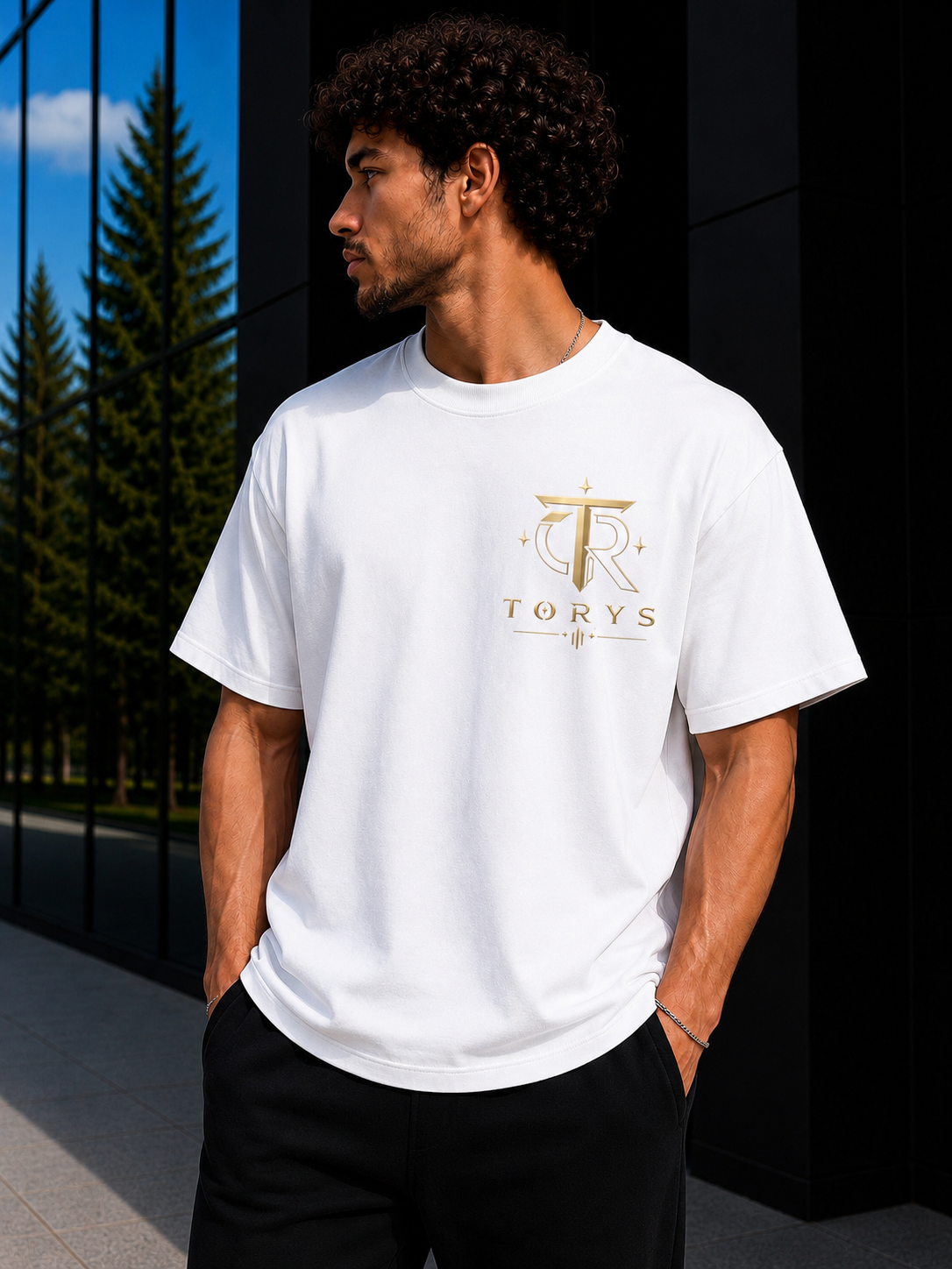 TORYS Real Recognize Real – T-shirt Blanc Streetwear Premium