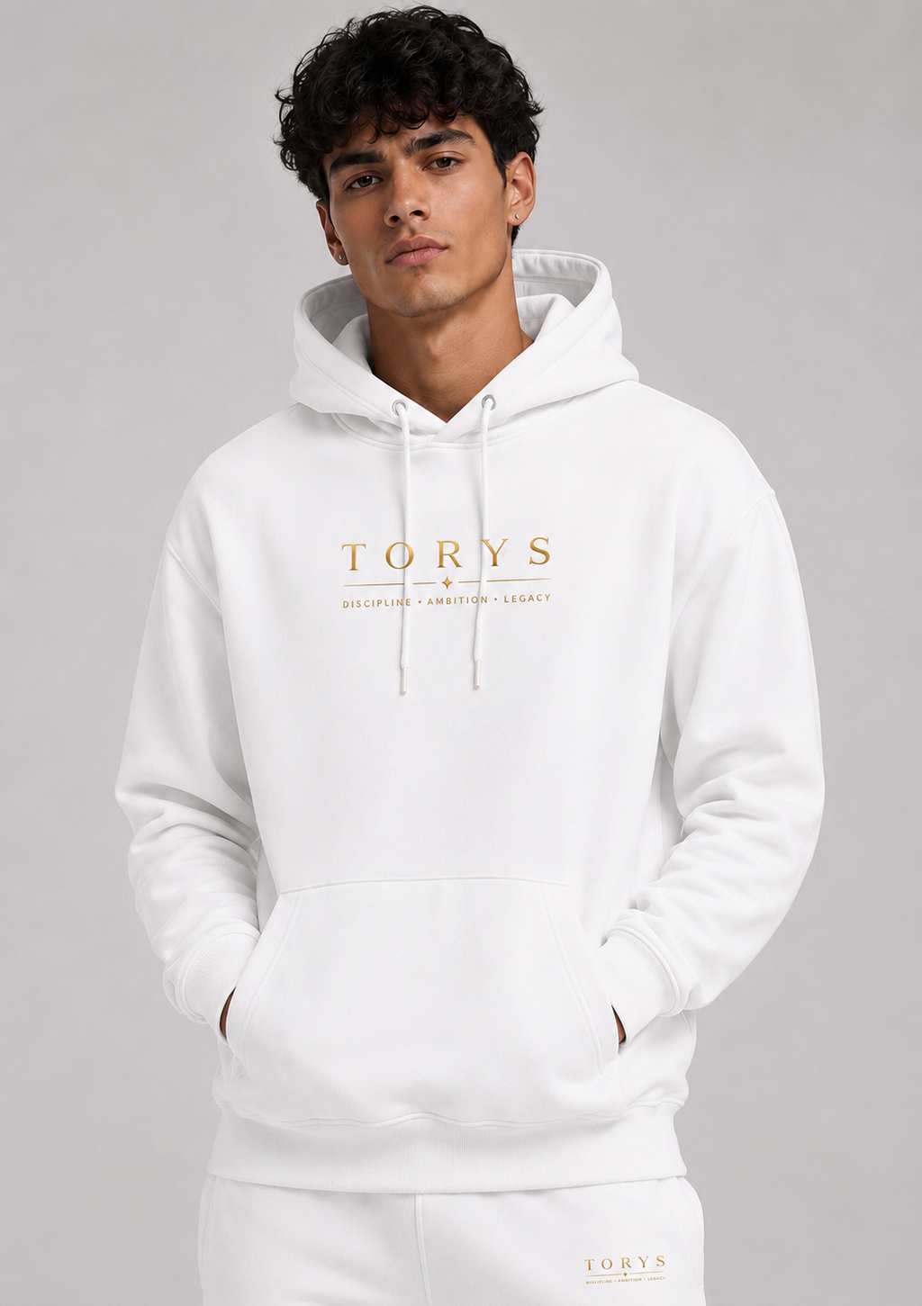 Hoodie TORYS Signature – Blanc