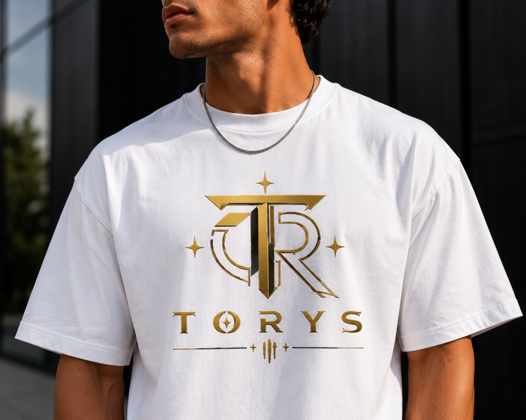 TORYS™ Signature Gold White Tee