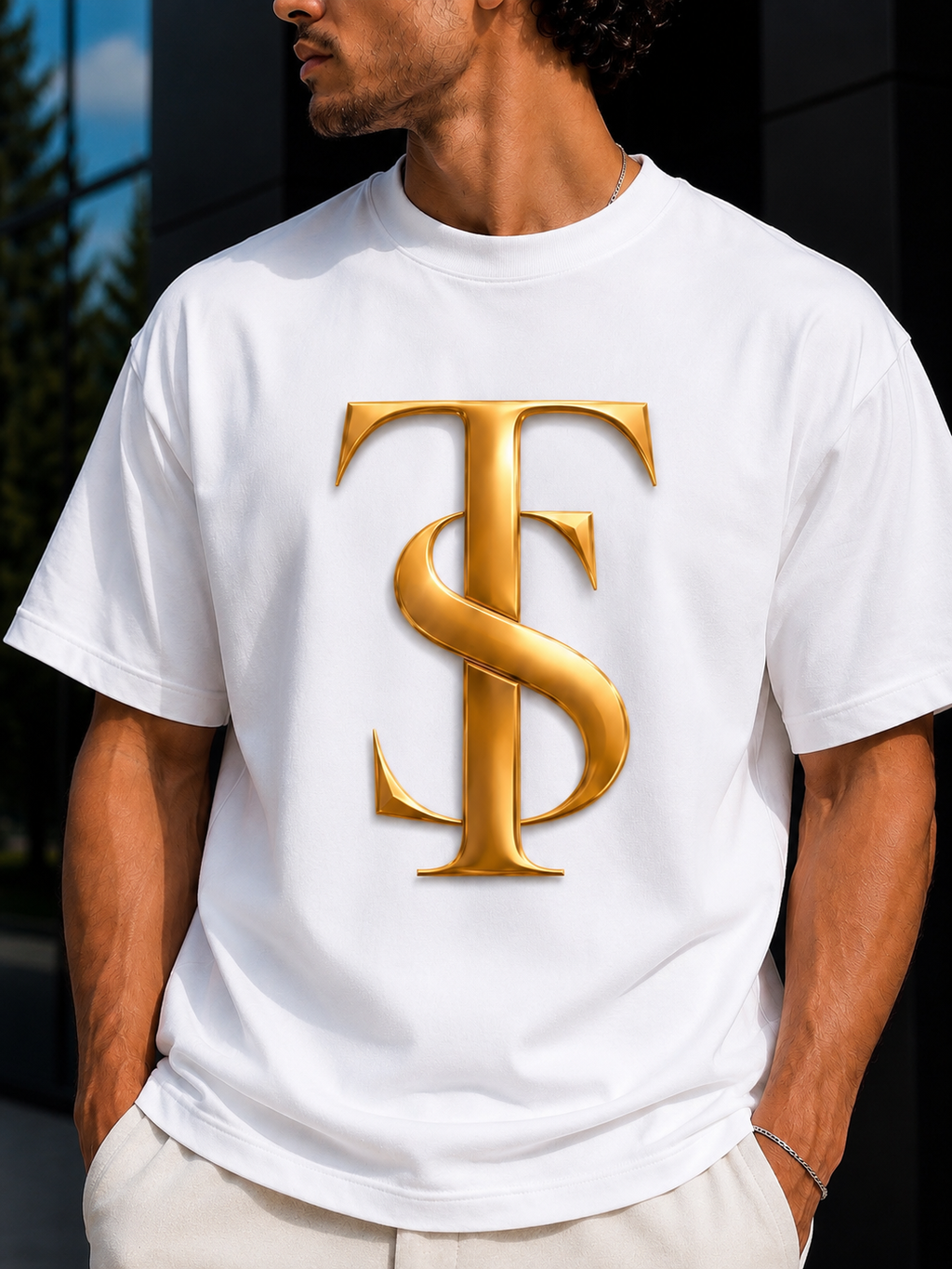 TORYS Legacy Gold – T-shirt Blanc Premium Streetwear