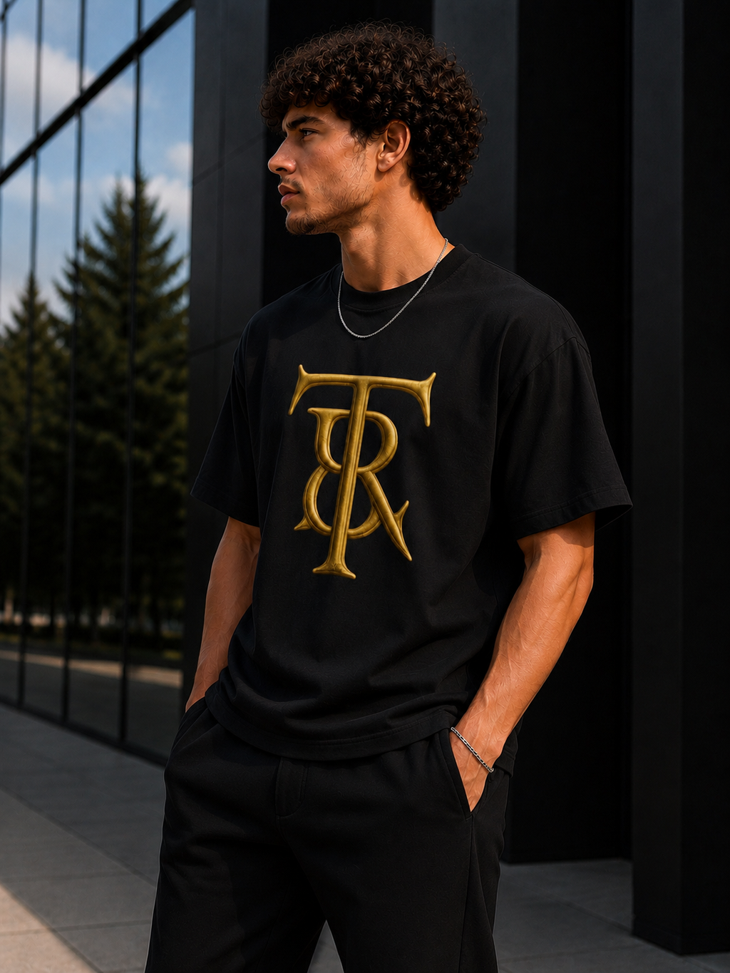 TORYS Monogram Black Edition – T-Shirt Premium Noir