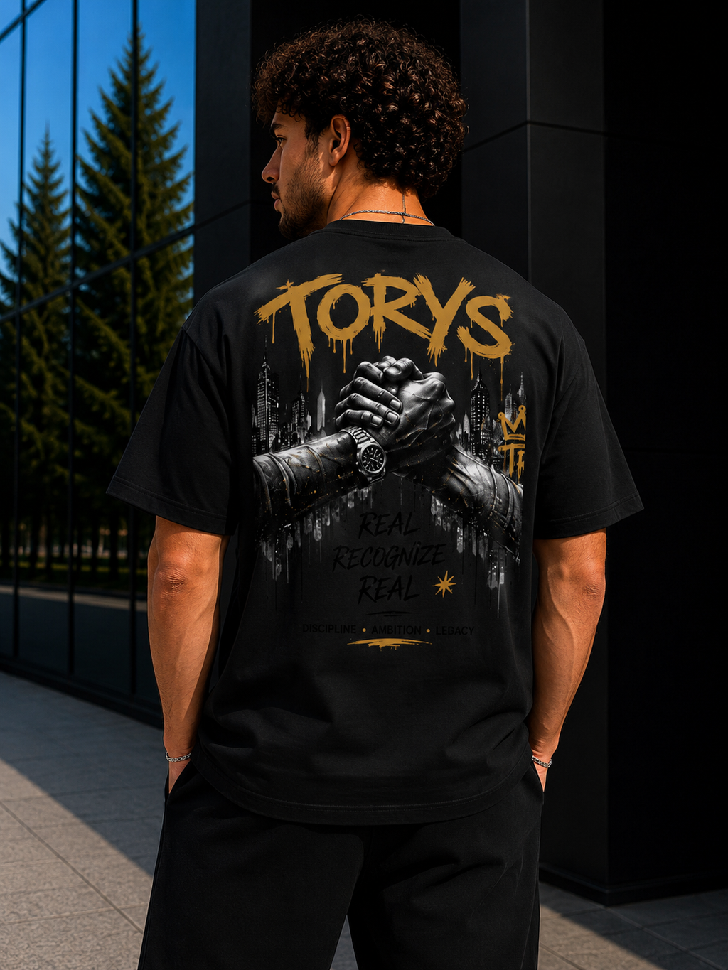 TORYS Real Recognize Real – T-shirt Noir Streetwear Premium
