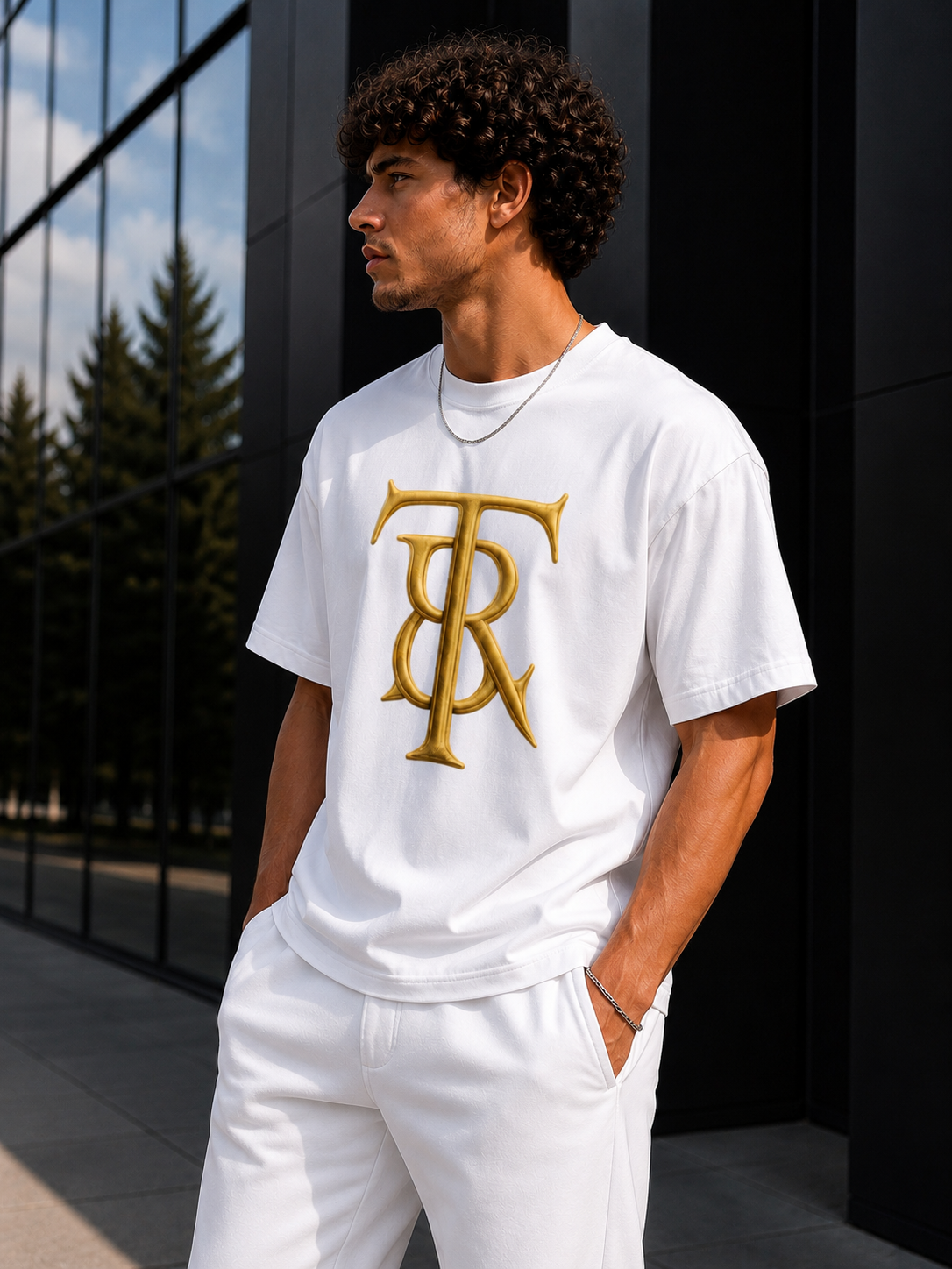 TORYS Monogram White Edition – T-Shirt Premium Blanc