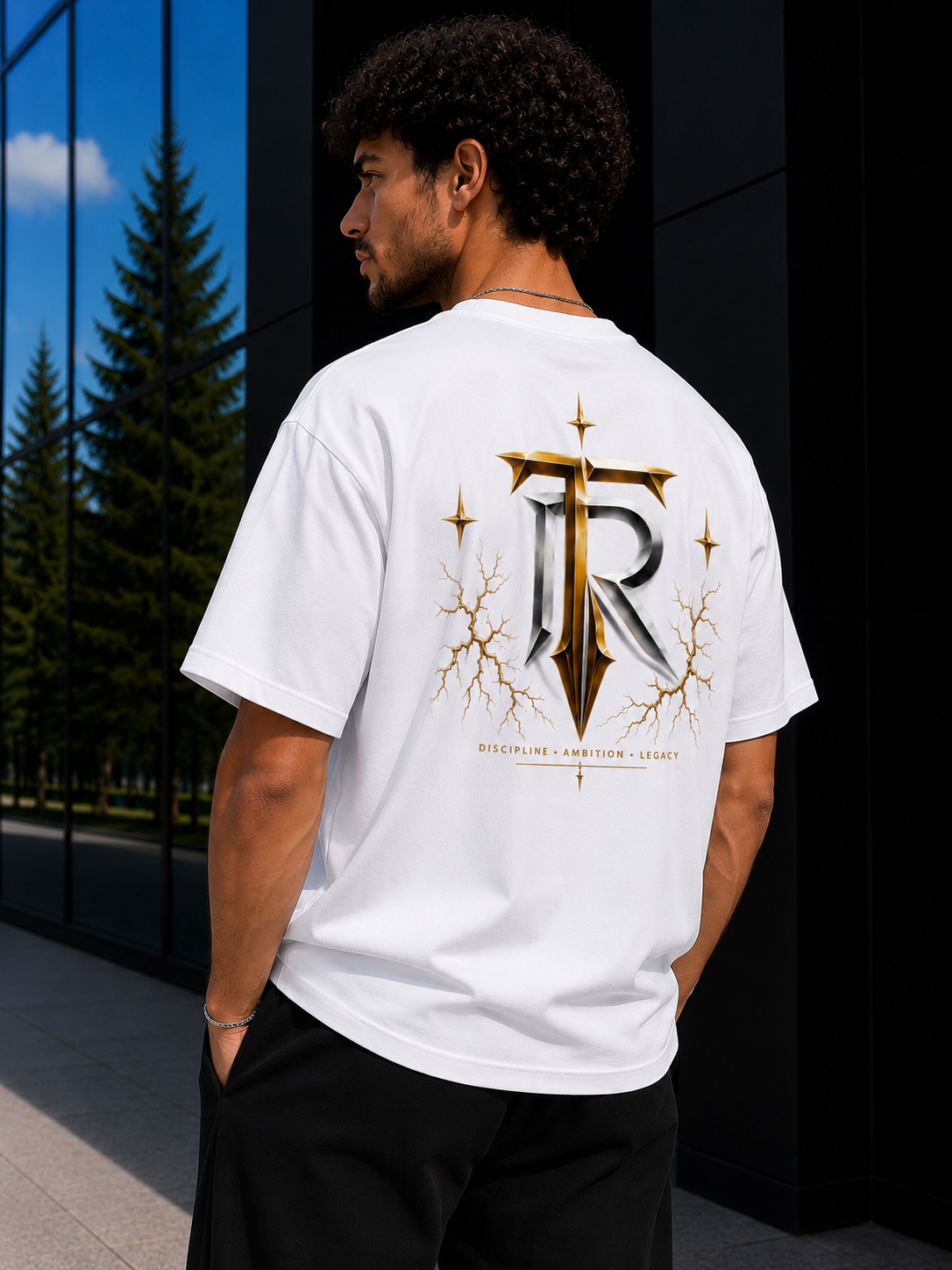 TORYS Signature Gold Edition – T-shirt Blanc Premium Streetwear
