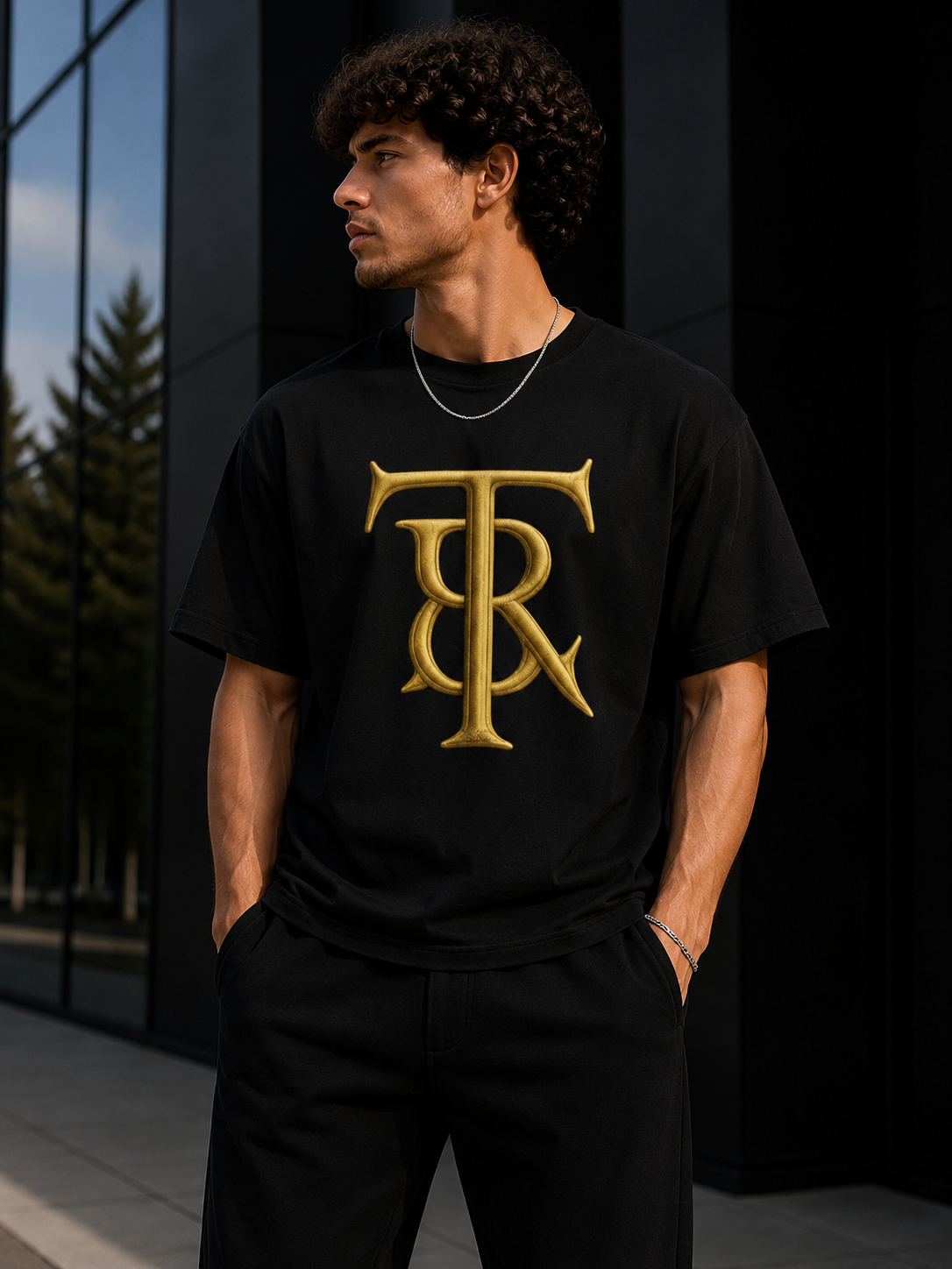 TORYS Monogram Black Edition – T-Shirt Premium Noir