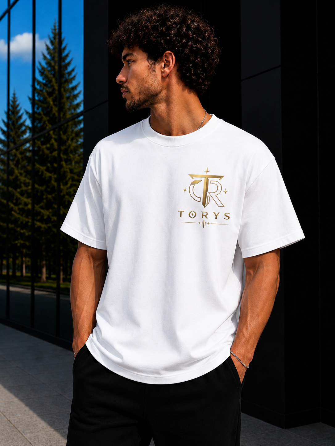 TORYS Real Recognize Real – T-shirt Blanc Streetwear Premium