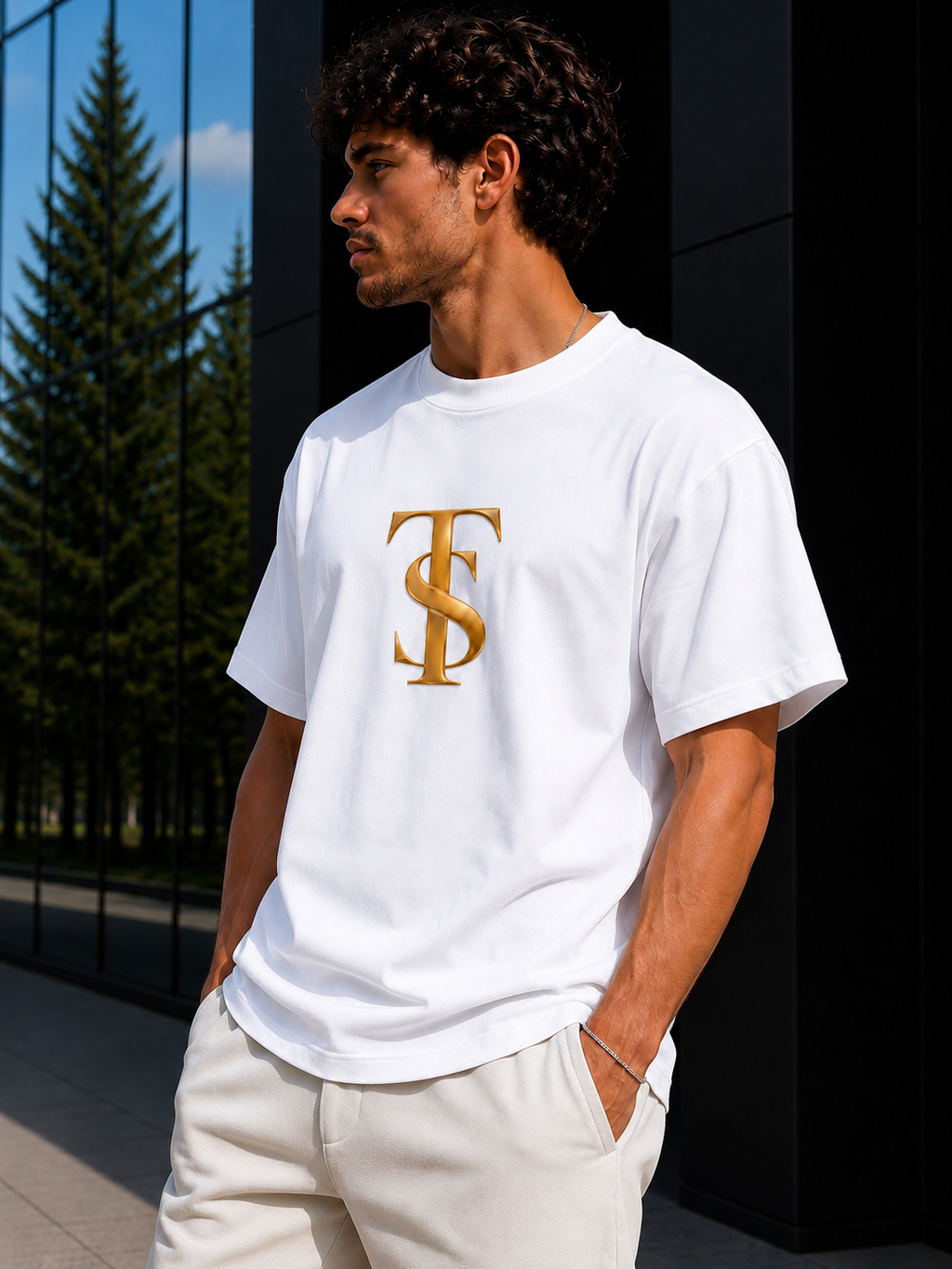TORYS Legacy Gold – T-shirt Blanc Premium Streetwear