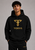 Hoodie Noir TORYS T Gold