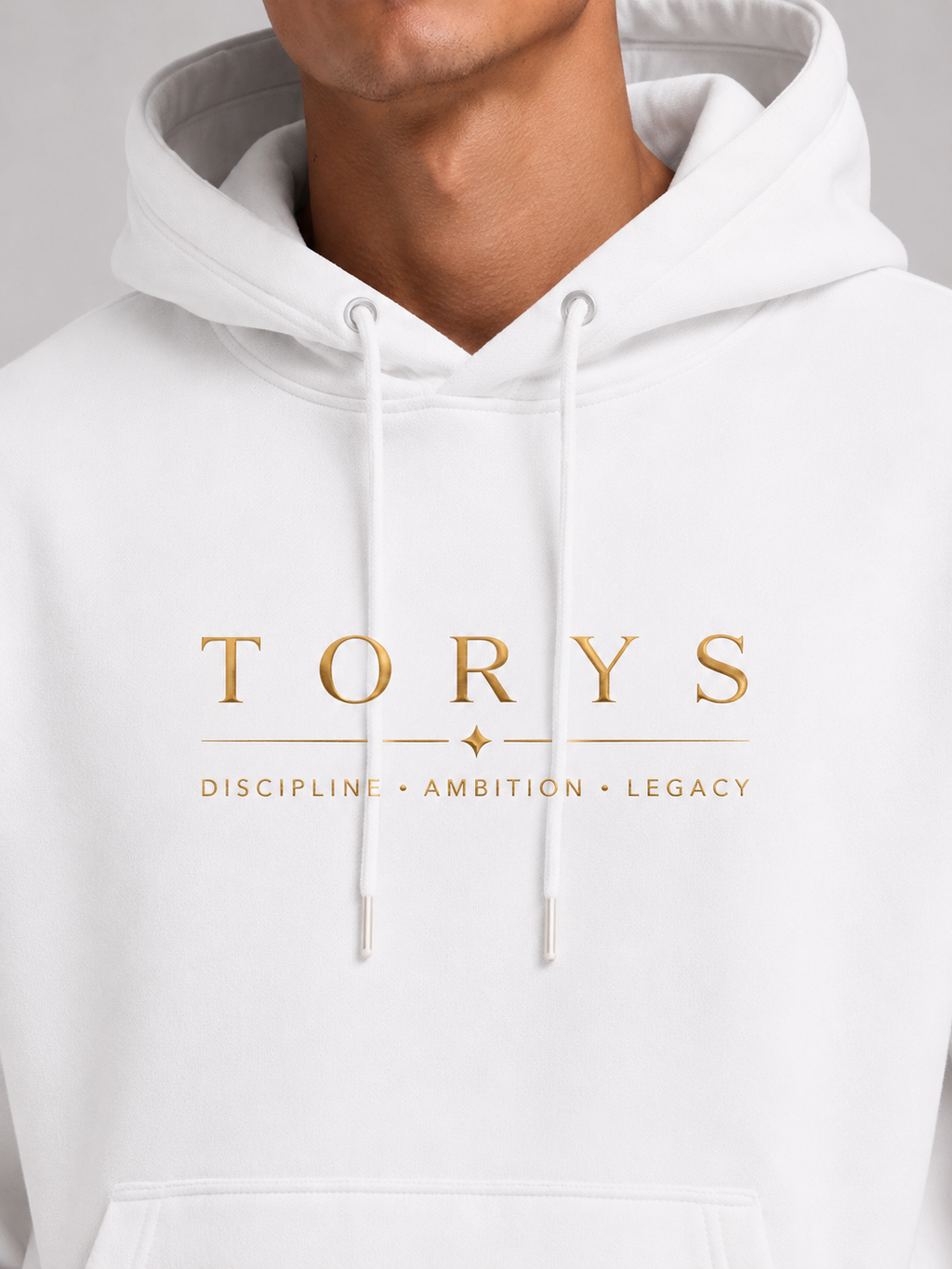 Hoodie TORYS Signature – Blanc