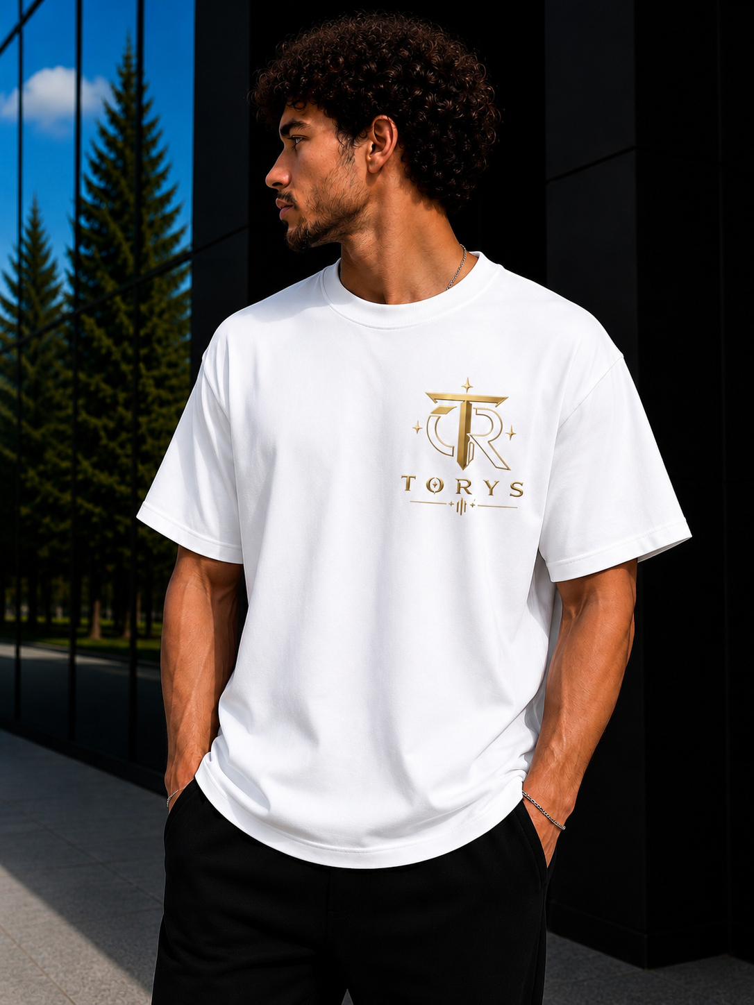 TORYS Real Recognize Real – T-shirt Blanc Streetwear Premium